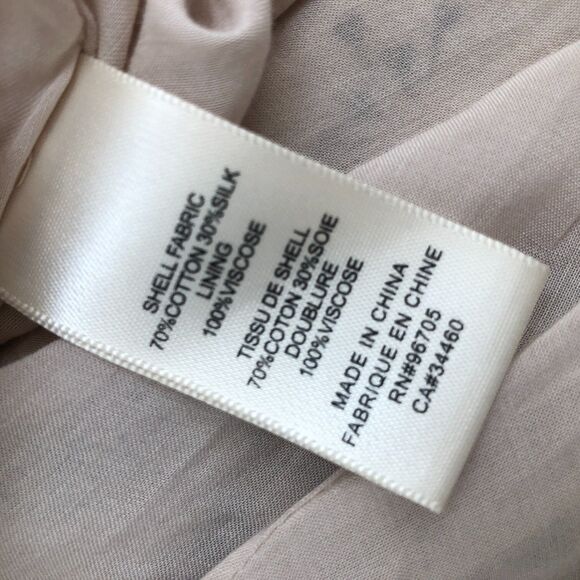 Rebecca Taylor Romantic Flowy Boho Ruffle Hem‎ Silk Blend Mini Dress $395 Sz 14 - Picture 13 of 16